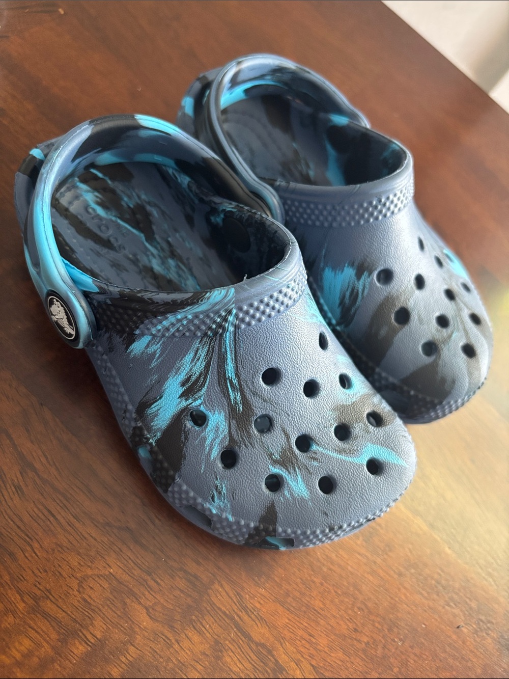 Crocs Kids' Classic Marbled Clogs